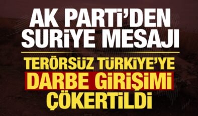 AK Parti Sözcüsü Çelik’ten Suriye mesajı: SDG Terörsüz Türkiye hedefine sabotaj düzenledi