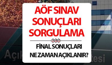 AÖF SINAV SONUÇLARI SORGULAMA EKRANI 2026 || Açıköğretim Fakültesi (AÖF) sınav sonuçları açıklandı mı, ne zaman açıklanacak? AÖF final sınavı sonuçları kaç günde açıklanır? Takvim belli oldu!