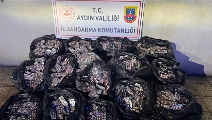 Aydın’da 152 bin 800 adet uyuşturucu unsur ele geçirildi