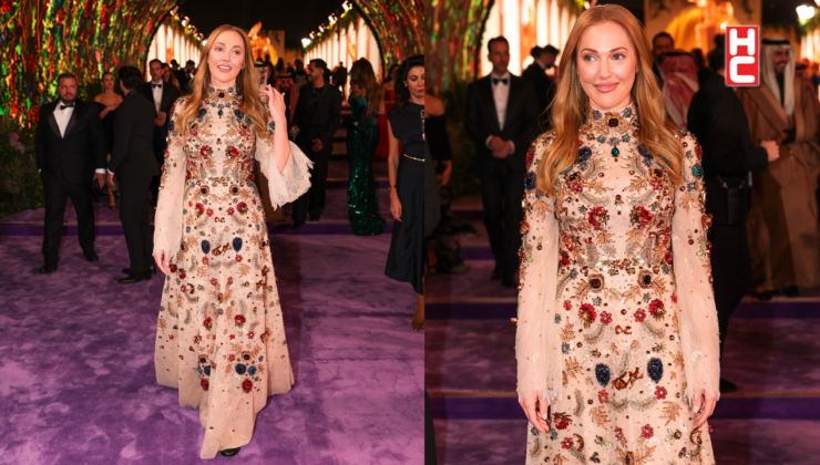 Meryem Uzerli, Joy Awards gecesinde zarif duruşu ile büyüledi