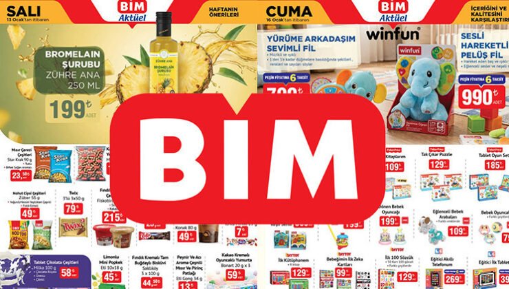 BİM AKTÜEL ÜRÜNLER KATALOĞU 13-16 OCAK 2026 İNDİRİMLİ BROŞÜRÜ || Bim aktüel bu hafta ürünleri neler? Bim afişi Zühre Ana Bromelain Şurubu Getiriyor!