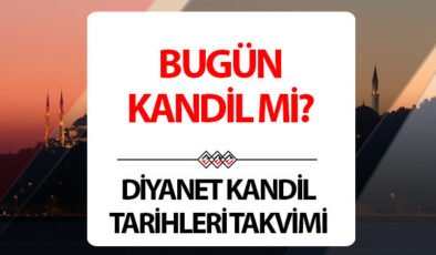 BUGÜN KANDİL Mİ, NE KANDİLİ? 14 Ocak kandil mi? Diyanet takvimi