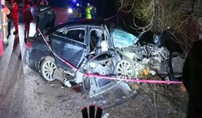 Bursa’da iki gencin hayatını kaybettiği kazada alkollü şoför tutuklandı