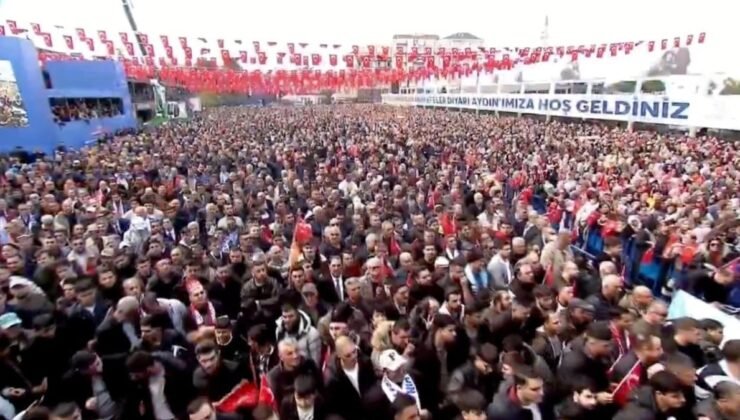 Cumhurbaşkanı Erdoğan’a Aydın’da ağır ilgi
