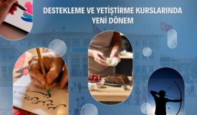 Destekleme ve Yetiştirme Kurslarında yeni dönem