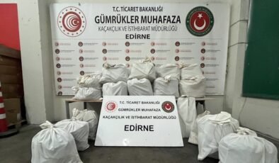 Edirne’de hudut kapısında narkotik operasyonu: 20,8 kilo esrar ele geçirildi