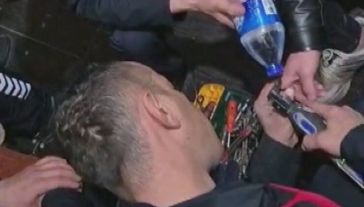 Hatay’da yüzük parmağına sıkıştı, itfaiye yetişti