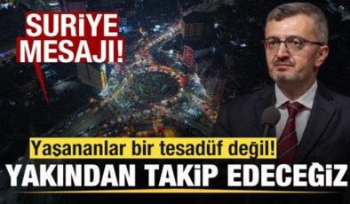 İletişim Başkanı Duran’dan Suriye mesajı: Yakından takip edeceğiz