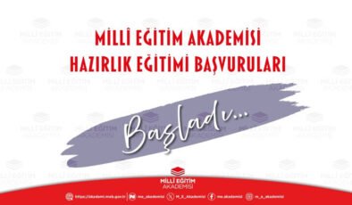 Millî Eğitim Akademileri için başvurular başladı