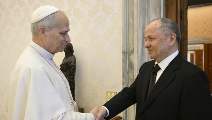 Papa ile görüşen Barzani yardım istedi