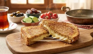 Beyaz una veda: Sadece 5 dakikada yulaflı tava tostu