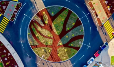 Kavşaklar sanat eserine dönüşüyor