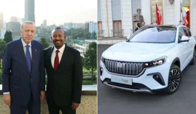 Erdoğan'dan 'Togg' hediyesi: 'Etiyopya ile 1 milyar dolarlık ticaret hacmi hedefliyoruz'