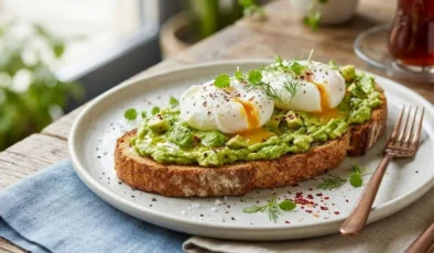 Uzun süre tok tutan modern klasik: Avokadolu ve yumurtalı açık tost tarifi
