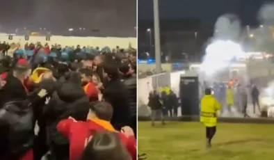 Juventus – Galatasaray maçı öncesi olay çıktı: İtalyan polisinden sert müdahale!