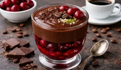 Aromasıyla damak çatlatan lezzet: Kahveli vişneli supangle tarifi