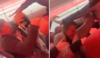 Antalya-Manchester uçuşunda tekme tokat kavga. İki yolcuya ömür boyu uçuş yasağı verildi
