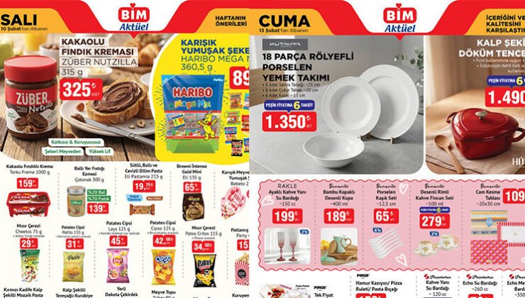 BİM AKTÜEL 10-13 ŞUBAT AKTÜEL ÜRÜNLER KATALOĞU 2026 || Bim’de gelecek hafta ürünleri neler?