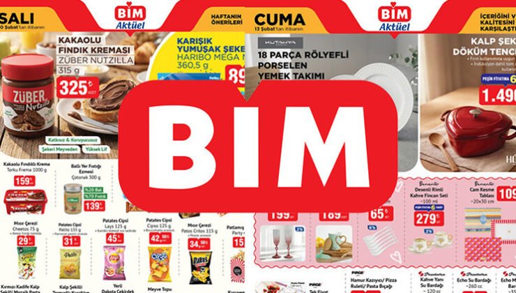 Bim aktüel bu hafta ürünleri neler? Bim afişi 10-13 Şubat 2026 kataloğu