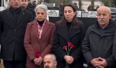 DEM heyeti Adıyaman’da: Mezarlıkta saz çalındı