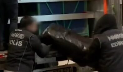 Edirne’de ocak ayında 2.2 milyar liralık uyuşturucu ele geçirildi