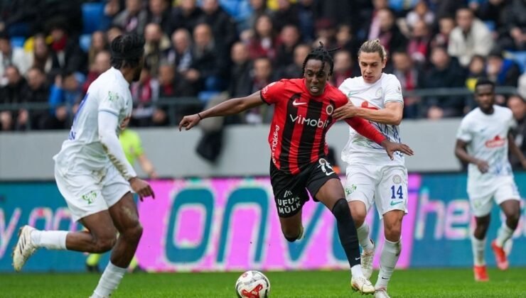 Gençlerbirliği ile Rizespor yenişemedi