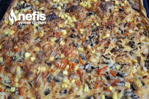 Hazır Yufkadan Pizza