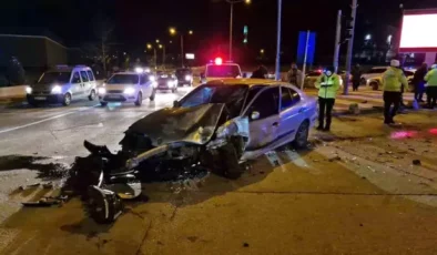 Polisten kaçtı, trafiği birbirine kattı