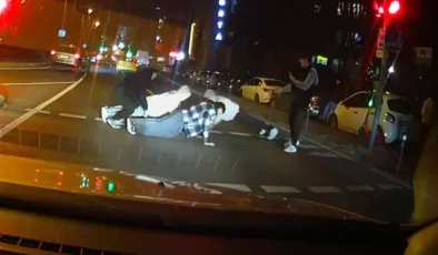 Yola atlayıp yaptıkları akılalmaz! Hem de en işlek caddelerden birinde