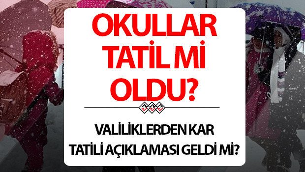 Yarın okullar tatil mi 10 Şubat 2026 son dakika | Ağrı, Erzurum, Van, Bingöl, Kars’ta okullar tatil oldu mu, okul var mı, okullar nerelerde tatil edildi? Valilikten açıklama geldi!