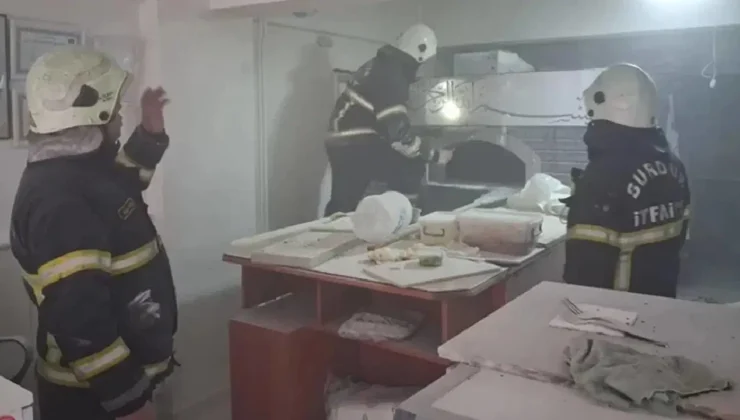 Burdur'da pide salonunda patlama: Yaralı var!