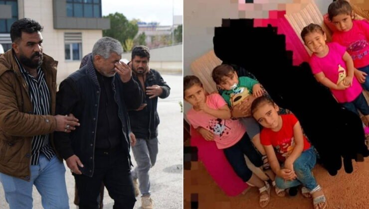 Babanın en ağır yükü: Kızı ve 5 torununun cenazesini gözyaşlarıyla teslim aldı