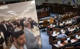 İsrail Meclisinde İran füzeleri paniği. Milletvekilleri sığınağa gitti