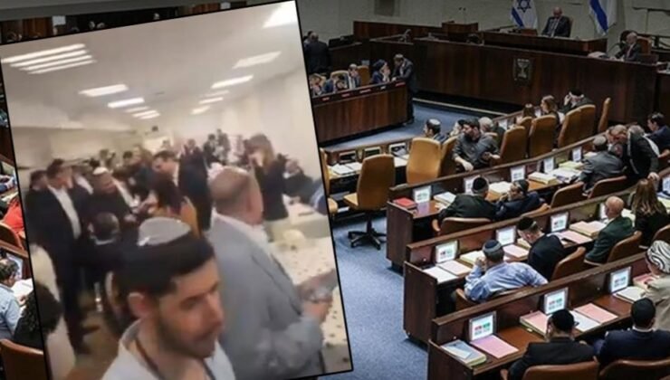 İsrail Meclisinde İran füzeleri paniği. Milletvekilleri sığınağa gitti