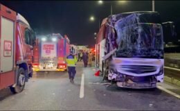 Kuzey Marmara Otoyolu’nda Feci Kaza!