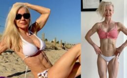 Yok böyle babaanne! 65 yaşında fiziğiyle taş çıkartıyor