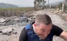 Canlı yayında ölümle burun buruna geldi! Füze yanına düştü