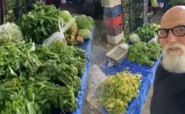 Pazarda çekilen görüntüler gündem oldu! "Et yiyemiyoruz diye Ege’ye geldik ama…" 400 liraya ot mu olur?