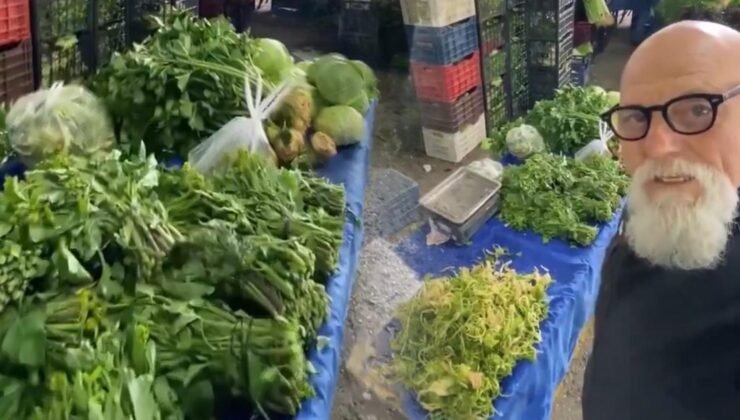 Pazarda çekilen görüntüler gündem oldu! "Et yiyemiyoruz diye Ege’ye geldik ama…" 400 liraya ot mu olur?