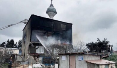 Büyükçekmece'de yangın: Duvar patlamayla çöktü, 6 kişi kurtarıldı!