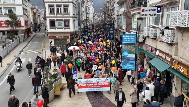 Altınordu’da Down Sendromu Farkındalık Günü’ne özel renkli kortej