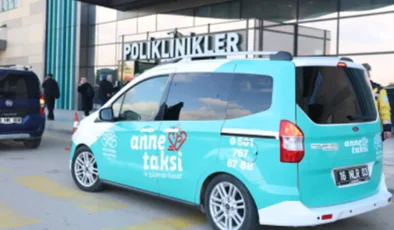 Nilüfer'de hamile ve yeni doğum yapmış kadınlar için 'Anne Taksi' devrede