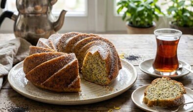 Ferah aromasıyla çay saatlerinin yıldızı: Limonlu haşhaşlı kek tarifi