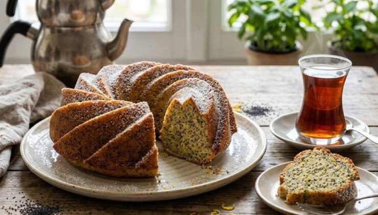 Ferah aromasıyla çay saatlerinin yıldızı: Limonlu haşhaşlı kek tarifi