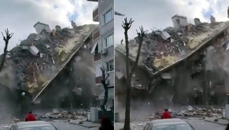 Avcılar’da 5 katlı bina yıkım sırasında çöktü