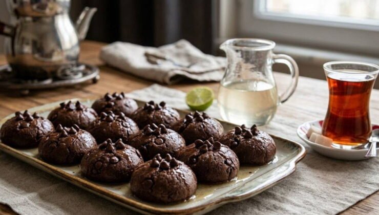 Çayın yanına enfes eşlikçi: Çikolatalı şekerpare tarifi