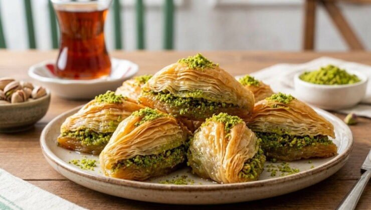 Görünümüyle mest eden içi dolgulu şaheser: Çıtır midye baklava tarifi…