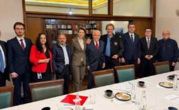 Doğu Perinçek, Musk’ın babası ve danışmanı ile görüştü