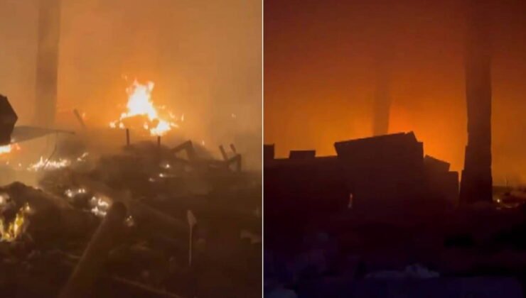 Kahramanmaraş’ta çırçır fabrikasında yangın!