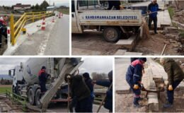 Kahramankazan’da Fen İşleri’nden bakım ve onarım çalışmaları